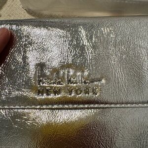 Nicole Miller Silver Shoulder Bag for Evening Out